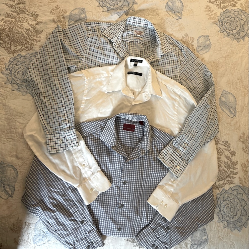 Men’s 3 button up bundle